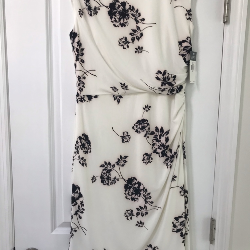 Lauren Ralph Lauren cap sleeve jersey dress